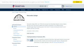Newcastle College - Complete University Guide