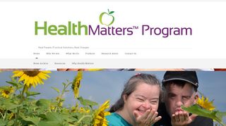 HealthMatters Program Home