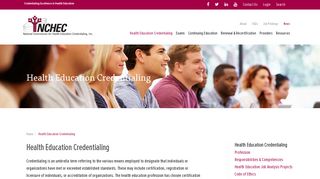 Health Education Credentialing | NCHEC