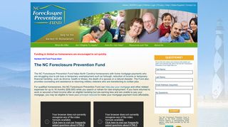 NC Foreclosure Prevention Fund | Home Mortgage Payment Help