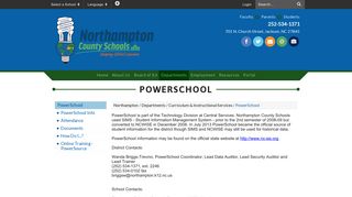 PowerSchool - Northampton