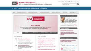 Cancer Therapy Evaluation Program (CTEP) - National Cancer Institute