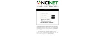 NCI - Login to NCINet