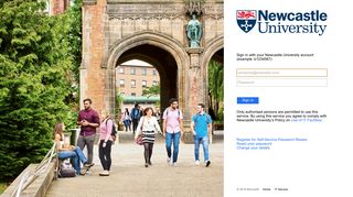 Sign In - Newcastle University