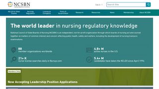 NCSBN: National Council of State Boards of Nursing