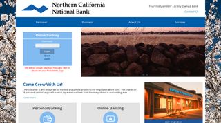 Northern California National Bank > Home