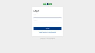 Login - NCO NZO – Central Authentication Service