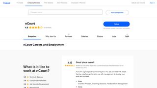 nCourt Careers and Employment | Indeed.com