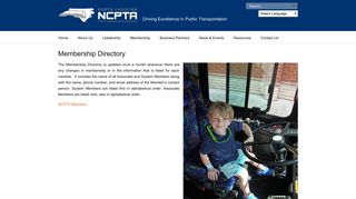 Membership Directory « NCPTA