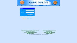 Urdu Online .... CIIL & NCPUL