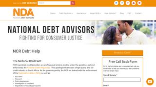 NCR Debt Help - Regulated by National Credit Regulator (NCR)