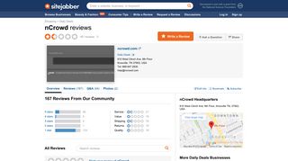 nCrowd Reviews - 167 Reviews of Ncrowd.com | Sitejabber