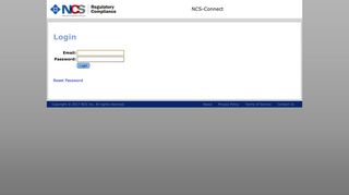 NCS Online | Login