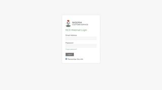 webmail - Nigeria Customs Service
