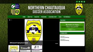 Northern Chautauqua Soccer Association | Home