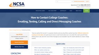 3 Ways to Share Your Recruiting Profile! - NCSA Athletic Recruiting Blog
