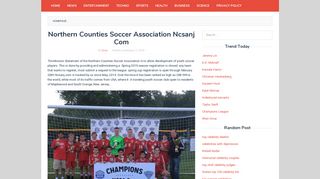 Northern Counties Soccer Association Ncsanj Com | Trending News ...