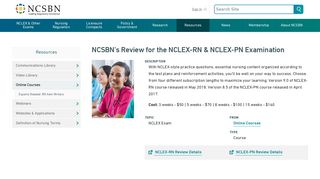 NCSBN's Review for the NCLEX-RN & NCLEX-PN Examination ...