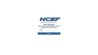 NCSF e-Learning Platform
