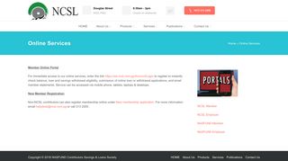 Online Services – NCSL