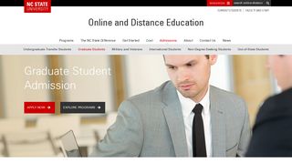 Admission – Graduate Students | NC State Online and Distance ...