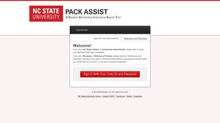 Sign In - NC State Scholarships - Do Not Reply