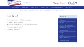 NCTC - How to Guide
