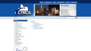 Member Area - North Central Texas Regional Certification Agency