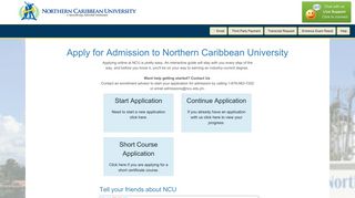 Apply - Aeorion NCU - Northern Caribbean University