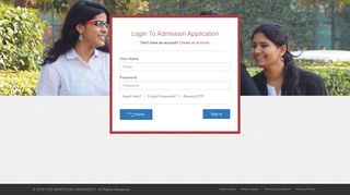 Login - ncu admissions - The NorthCap University