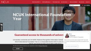 NCUK International Foundation Year – Guaranteed Access to University