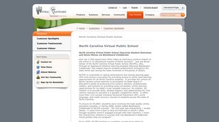 North Carolina Virtual Public School - Wimba