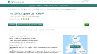 ND Care & Support Ltd - Cardiff, 2nd Floor, Harlech Court, Bute ...