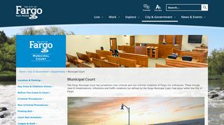 The City of Fargo - Municipal Court