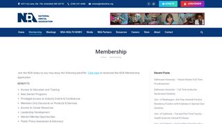 Membership – NDA - National Dental Association