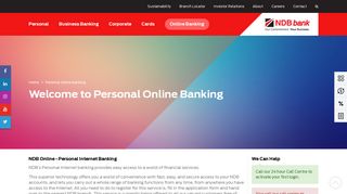 Personal Online Banking - NDB Bank