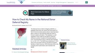 How to Check My Name in the National Donor Deferral Registry ...