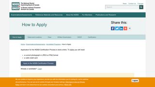 How to Apply | The National Dental Examining Board of Canada - NDEB
