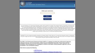 Law Enforcement Enterprise Portal - cjis.gov