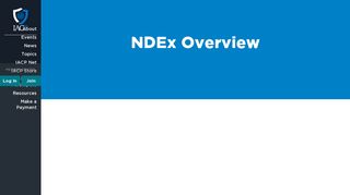 NDEx Overview | International Association of Chiefs of Police