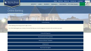 Online Banking | Notre Dame FCU