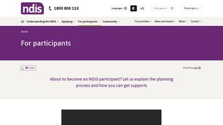 For participants | NDIS