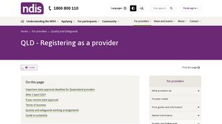 Registering as a provider - NDIS