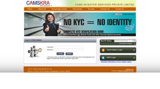 Investors Service Center in India, Distributor login, camskra.com