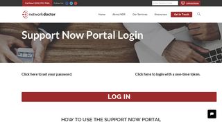Support Now Portal Login – Network Doctor