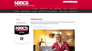 Online Courses: North Dakota State College of Science (NDSCS ...