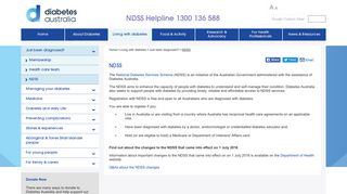 NDSS - Diabetes Australia