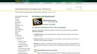 Blackboard Mobile | Information Technology Services | NDSU