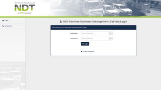 Client Portal - NDT Services Ltd