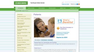 Patients Home - Northeast Delta Dental
